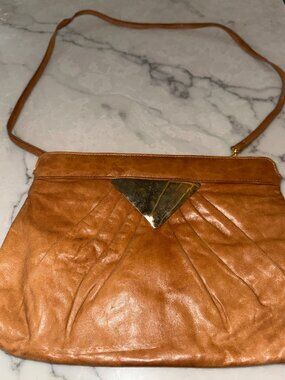 Ruth Saltz vintage Leather Shoulder Bag clutch